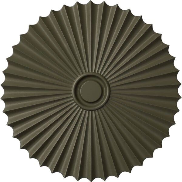 Ekena Millwork Shakuras Ceiling Medallion (For Canopies up to 5 3/4"), Hand-Painted Witch Hazel, 33 7/8"OD x 2"P CM34SHWHF - main